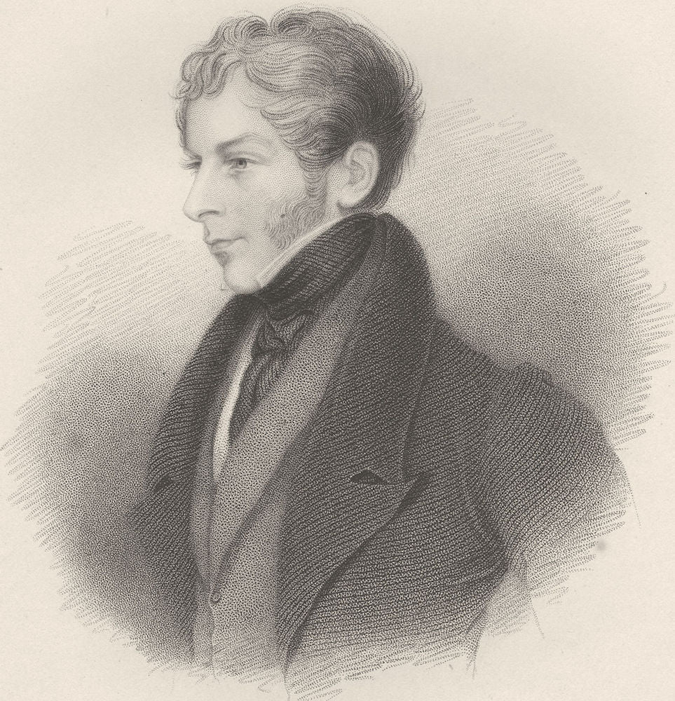 SUFFOLK. Earl of Clare. Clare ; Finden 1834 old antique vintage print picture